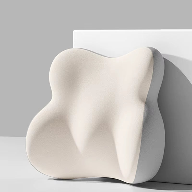 Hot-Selling Office Chair Back Spine Correction Pillow, Memory Foam Car Lumbar Support Pillow, Ergonomic Lumbar Support Cushion