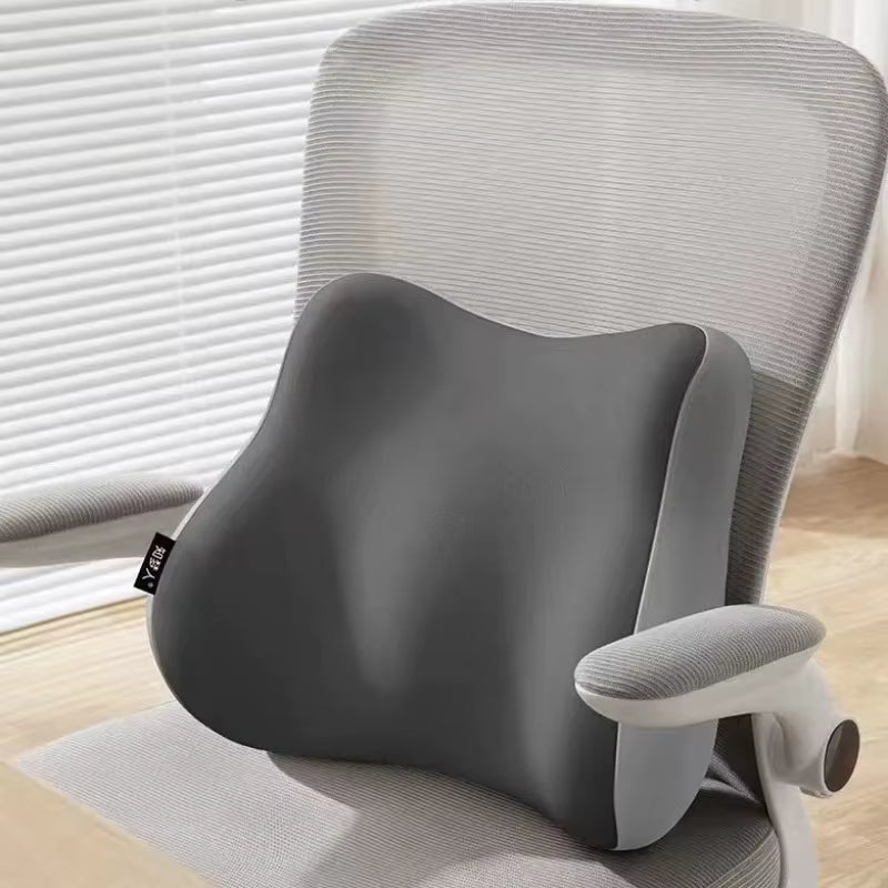 Hot-Selling Office Chair Back Spine Correction Pillow, Memory Foam Car Lumbar Support Pillow, Ergonomic Lumbar Support Cushion